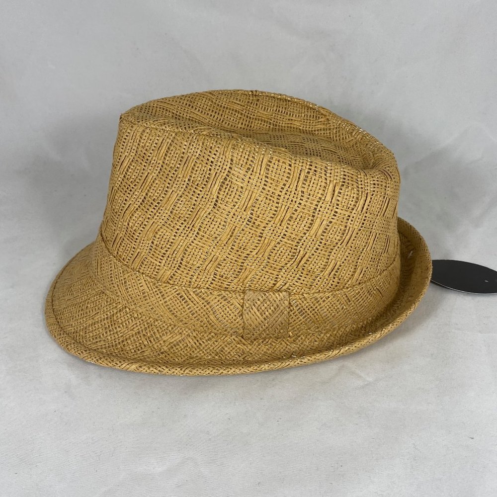 JFH Fedora Front Pinch Stingy Brim Diamond Crown Hat NWT